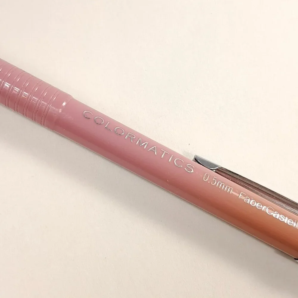 Vintage‎ Faber Castell Colormatics Mechanical Pencil light dusty pink Japan